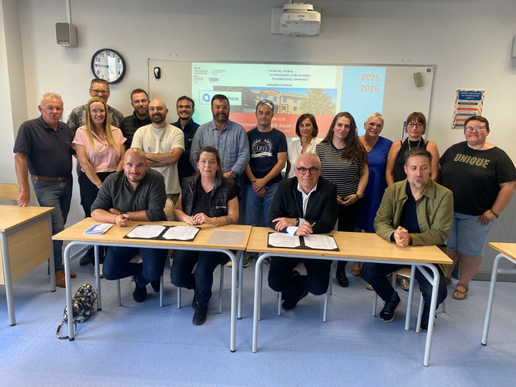 Signature d'une convention de partenariat avec le groupe Autosphere